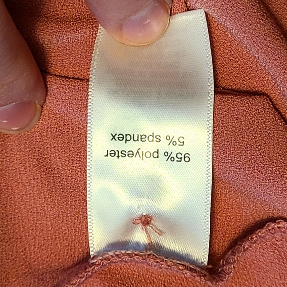 Maurices Fitted Women's Dress Size Small Pink Short Sleeve V-Neck Fit & Flare - Picture 7 of 7